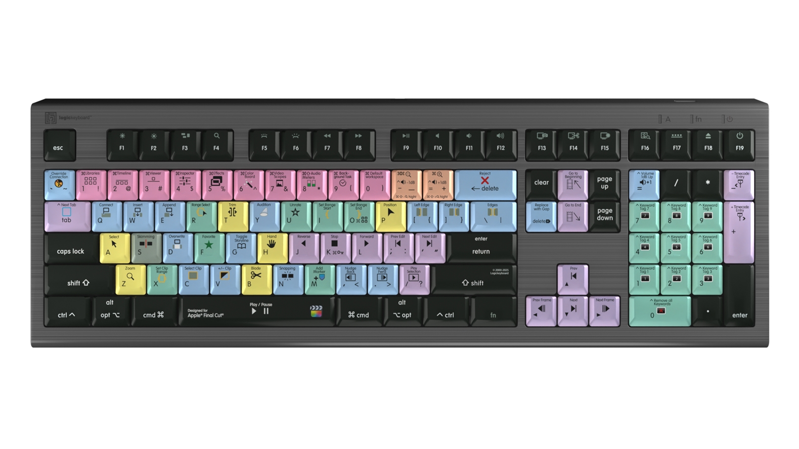 Shortcut keyboard Backlit & Bluetooth - Final Cut Pro - Mac